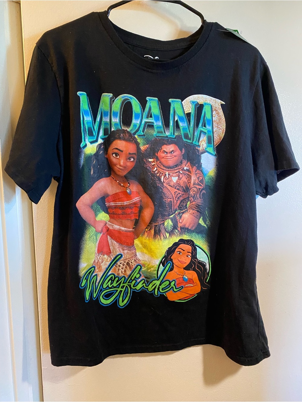 Disney Black Moana Wayfinder Graphic Tee